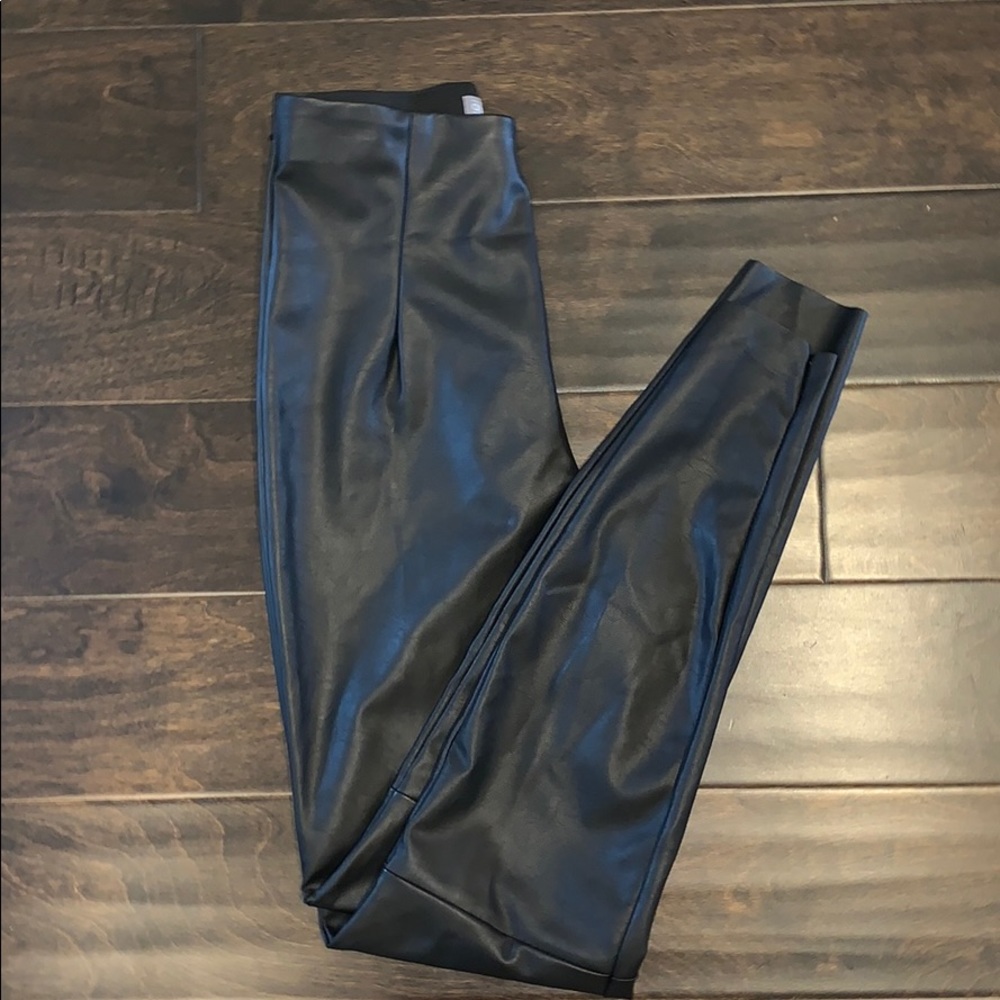 FAUX LEATHER PANTS